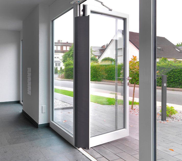 FP60 finger protector: the easiest & safest way to protect the hinge area on your swing doors without increasing costs